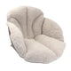 thumbnail image 2 of Cojín de felpa para silla de oficina con soporte Lumbar, cómodo y cálido cojín para silla de escritorio, cojín para asiento de ordenador, dormitorio Caqui, 2 of 5