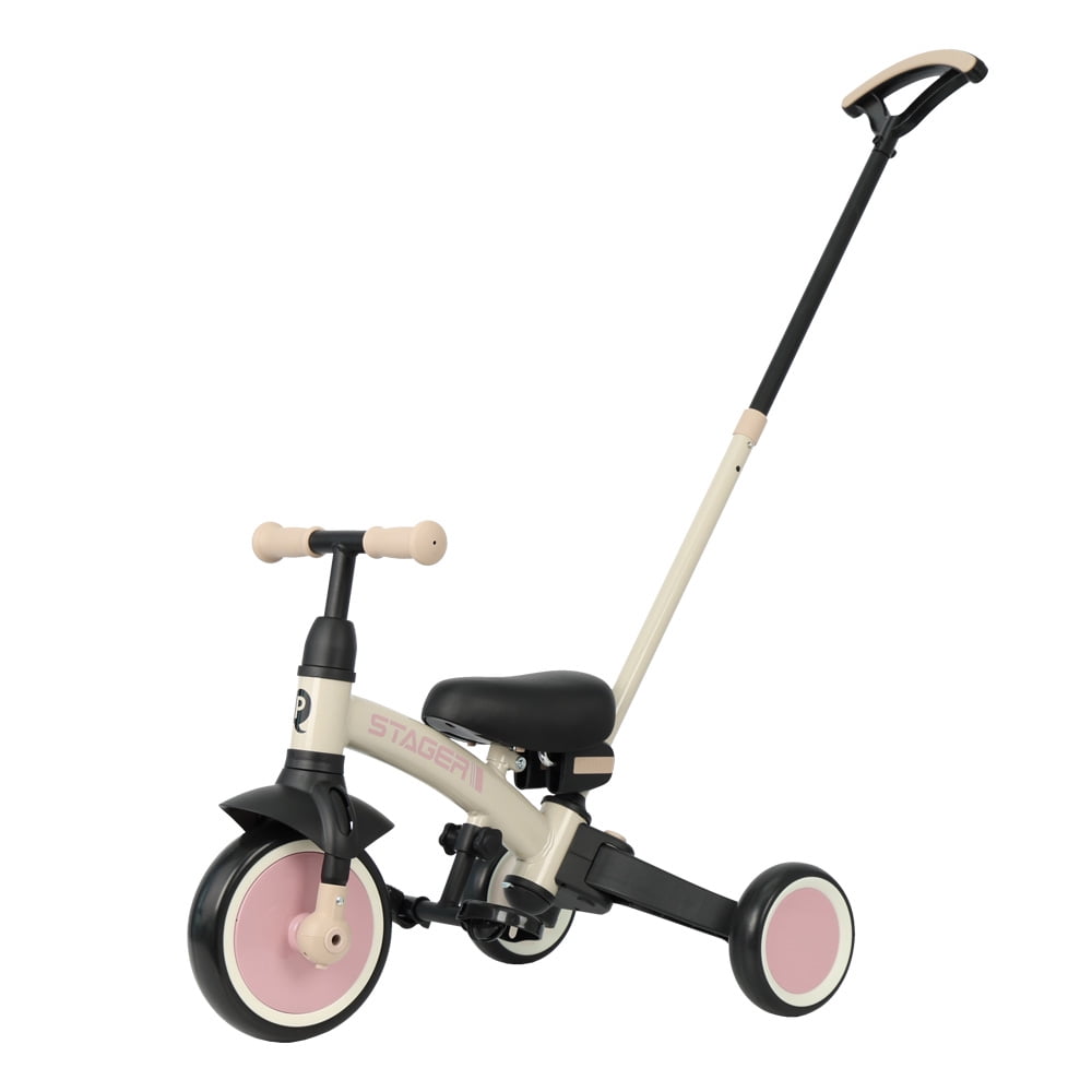 Triciclo Stager 3 In 1 Rosado Qplay