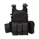 thumbnail image 1 of Chaleco De Caza Multifunción Chaleco Táctico Militar Molle Negro, 1 of 5