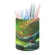 thumbnail image 1 of Guardián de Dragones-theme Cylinder Pen Holder Pencil Organizer with Flannel Lining PVC Leather Material Cardboard Base for study work 10*8CM, 1 of 6