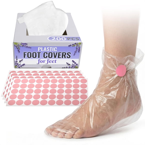 Calcetines De Plástico Para Hidratar Los Pies 200 Unidades