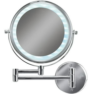 Miabu - Espejo Led Baño Cosmético Con Luz Articulado Abatible