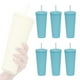 thumbnail image 1 of Pack De 6 Vasos Azul Plastico Tipo Starbucks Con Bombilla Y Tapa, 1 of 5