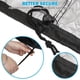 thumbnail image 4 of 1 Pack, 210D Black Round Fire Pit Cover Patio Table Cover Garden Waterproof Fire Covers, 4 of 4