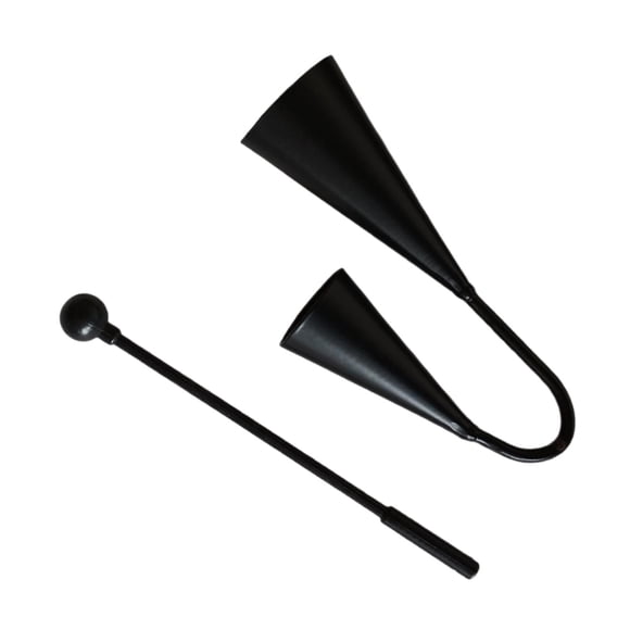 Agogo Bells Material Didáctico Regalo De Cumpleaños Divertido Instrumento De Percusión De Mano 25 Cm X 14 Cm