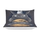 thumbnail image 3 of x411 My Neighbor Totoro Bed Duvet Cover Microfiber Bedding Sets 3D Printed Lightweight 3 Piece Comforter Sets, 1 Duvet Cover And 2 Pillow Shams for Kids Boys Girls 90"x90" jn411, 3 of 5
