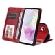 thumbnail image 5 of Funda Billetera para Samsung Galaxy A36 con Porta Tarjetas y Soporte Ajustable Rojo, 5 of 5