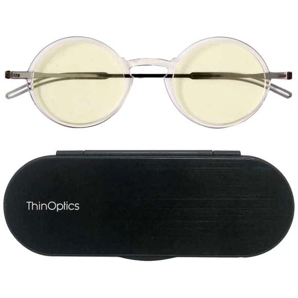 Gafas ThinOptics de bloqueo de luz azul, montura transparente Milano