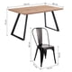thumbnail image 3 of Comedor New York Mesa 75x80x150 6 Sillas Tolix Ind, 3 of 6