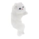 thumbnail image 1 of Lindo Felpa Gato Arte Escritorio Juguetes Simulación Gato Figura Estatua Artesanía Blanco Izquierda, 1 of 5