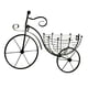 thumbnail image 3 of Canasto De Flores Para Bicicleta, Arte Colgante De Pared Para Valla, Decoración De Jardín, Negro, 3 of 3