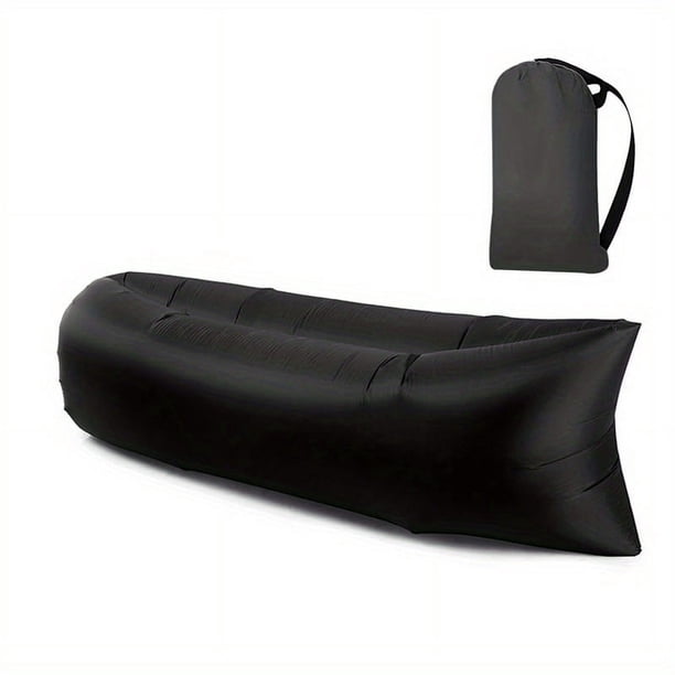 Inflatable Lounger Air Sofa Hammock - Portable, Waterproof And Leakproof Design - Great For Backyard Lakeside Beach Travel Camping Picnic And Music Festival Camping Bed