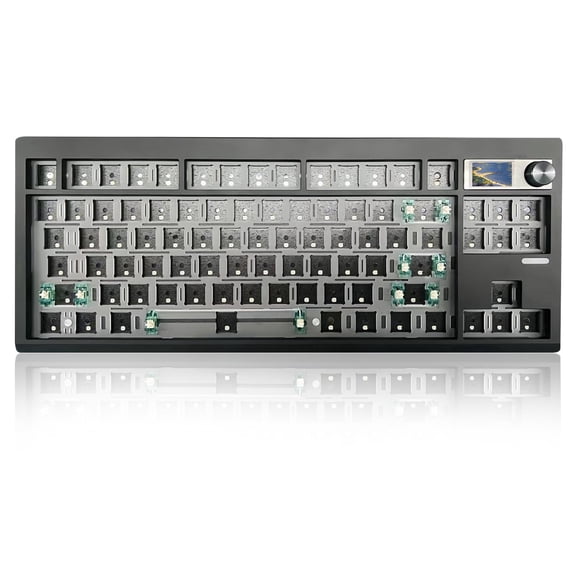 Teclado ZMX GMK87 80% Hot Swap BT 5.0/2.4G/USB Tipo-C RGB