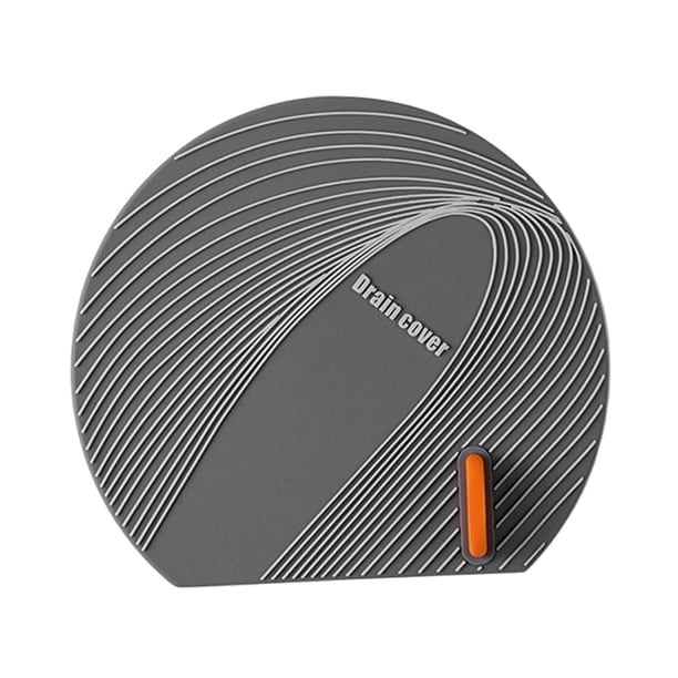 Cubierta Universal para drenaje de suelo, dispositivo duradero, antibloqueo, resistente al desgaste, tapón de olor para baño, dormitorio, cocina, , Gris oscuro