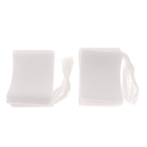 Magideal - Bolsas De Filtro De Té Desechables, Bolsitas De Té Con Cordón, Bolsas De Té Sueltas, Bolsas De Colador De Té Vacías Para Té Perfumado, Café, 100 Uds.