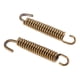 thumbnail image 2 of 2pcs 65mm motocicleta tubo de escape de acero inoxidable silenciador gancho de oro, 2 of 5