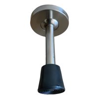 Genérico - Tope De Puerta Recto Acero Inoxidable