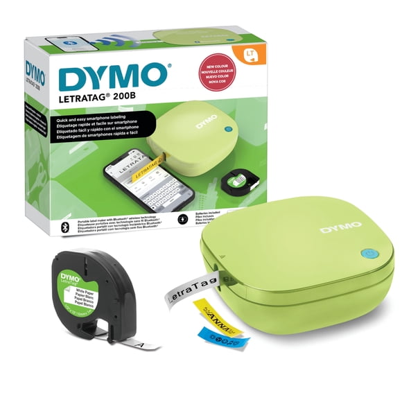 Impresora DYMO LetraTag 200B Bluetooth Compacta Inalámbrica Pistacho