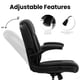 thumbnail image 5 of Silla de oficina para computadora para juegos NEO Ergonomic Executive negra, 5 of 9