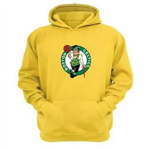 Genérico - Polerón Canguro Boston Celtics Amarillo Talla L Unisex