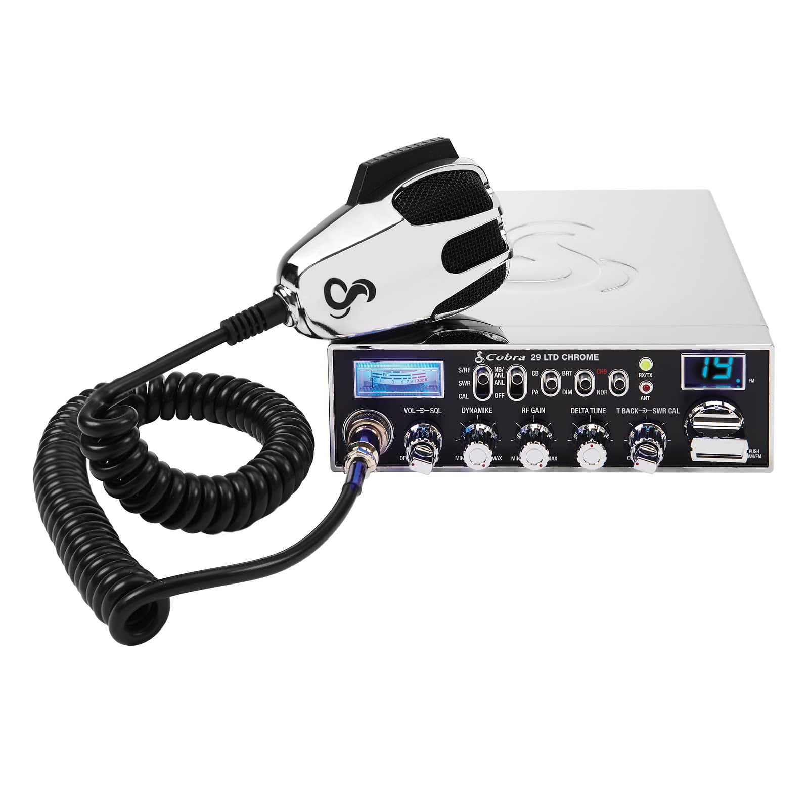 Cb Radio Cobra 29 Ltd Cromo Am/fm 4 W 40 Canales