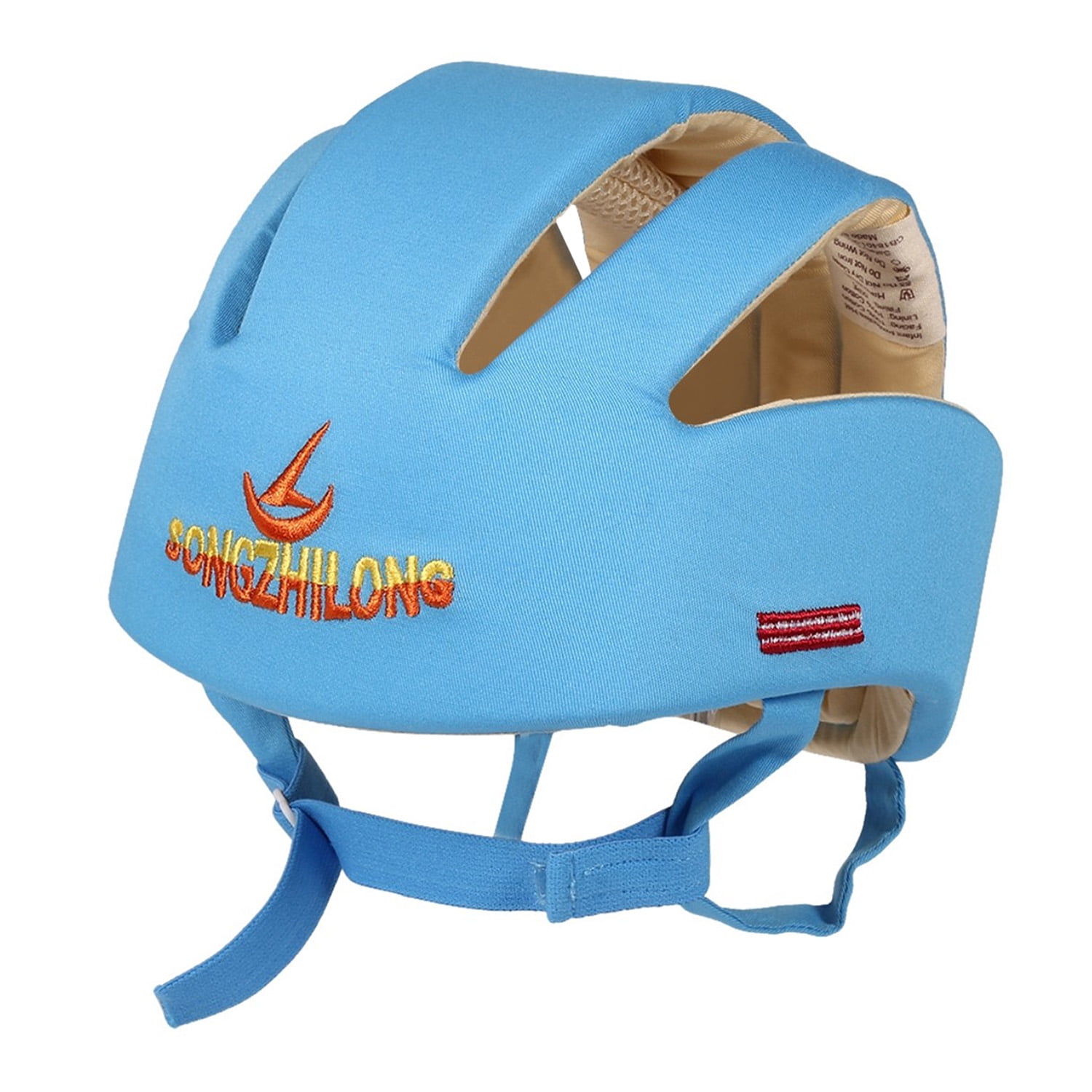 Mundo Online - Casco Proteccion Seguridad Bebe Antigolpe Gateo Celeste
