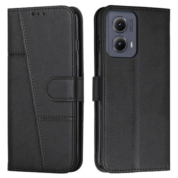 Funda Flip Para Motorola Moto Edge 2024 5g – Carcasa Delgada Y Resistente A Impactos Con Soporte Para Uso Diario Y Profesional