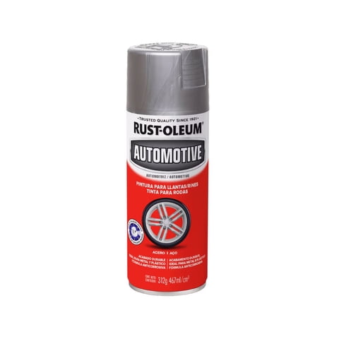 Rust-Oleum - Pintura En Spray Automotive Para Llantas/Rines Acero Satinado 312 G