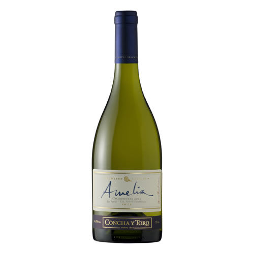Vino Blanco Chardonnay Ultra Premium Botella 750 cc Amelia