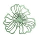 thumbnail image 5 of Decoración De Pared De Flores De Metal, Decoración Floral Para Colgar En La Pared, Para Hotel, Baño, Cocina, Verde, Grande, 5 of 5