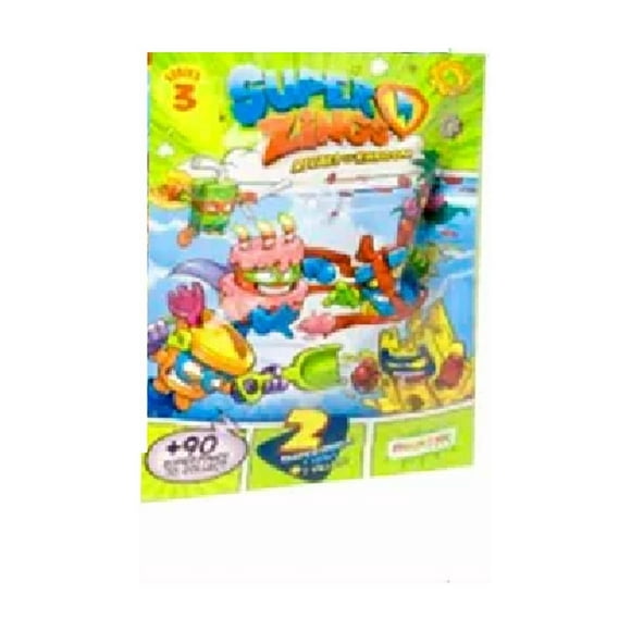Superzings pack caja figuras coleccionables serie verde