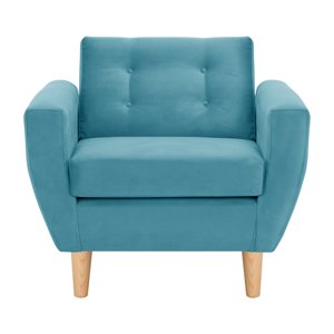 Bodevir - Sofa Bote 1C Felpa 05 Turquesa