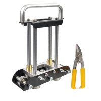 Magideal - Dobladora De Bordes De Chapa Metálica, Herramientas Para Techos De Metal, Herramienta Manual Con Ángulo De Doblado De 0 A 90 Degree, Dobladora Manual De Cha Negro