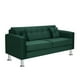 thumbnail image 2 of Sofa New Retro 3c Felpa 12 Verde Botella, 2 of 6