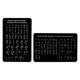 thumbnail image 3 of Tablero De Alfabeto Braille, Tarjeta Ligera De Aprendizaje De Braille Para Ni?os Y Adultos, Color Negro, 2 Unidades, 3 of 5