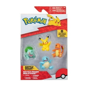 Set 4 Figuras Pokemon Pkw2977 Battle Ready Rojo