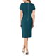 thumbnail image 3 of INSPIRE CHIC Vestido Formal de Trabajo para Mujer con Mangas de Pétalo 2025 Tendencia de Primavera Vestidos Ajustados a la Rodilla M Verde Lago, 3 of 5