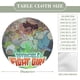 thumbnail image 2 of Invincible Fight Girl-theme Fitted Round Tablecloths Elastic Edged Table Covers Waterproof Table Cloth for Kitchen Holiday Party Tables Decor 150cm, 2 of 6