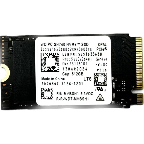 SSD ist computers SN740 512 GB NVMe M.2 2242