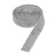 thumbnail image 2 of 1 Rollo De 5 Hileras De Diamantes De Imitación De Cinta De Diamante Rollo De Envoltura De Bricolaje Artesanal De Plata Blanco, 2 of 5