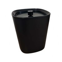 Oem - Basurero Papelero Plástico Baño Tapa Vaivén Deco 3