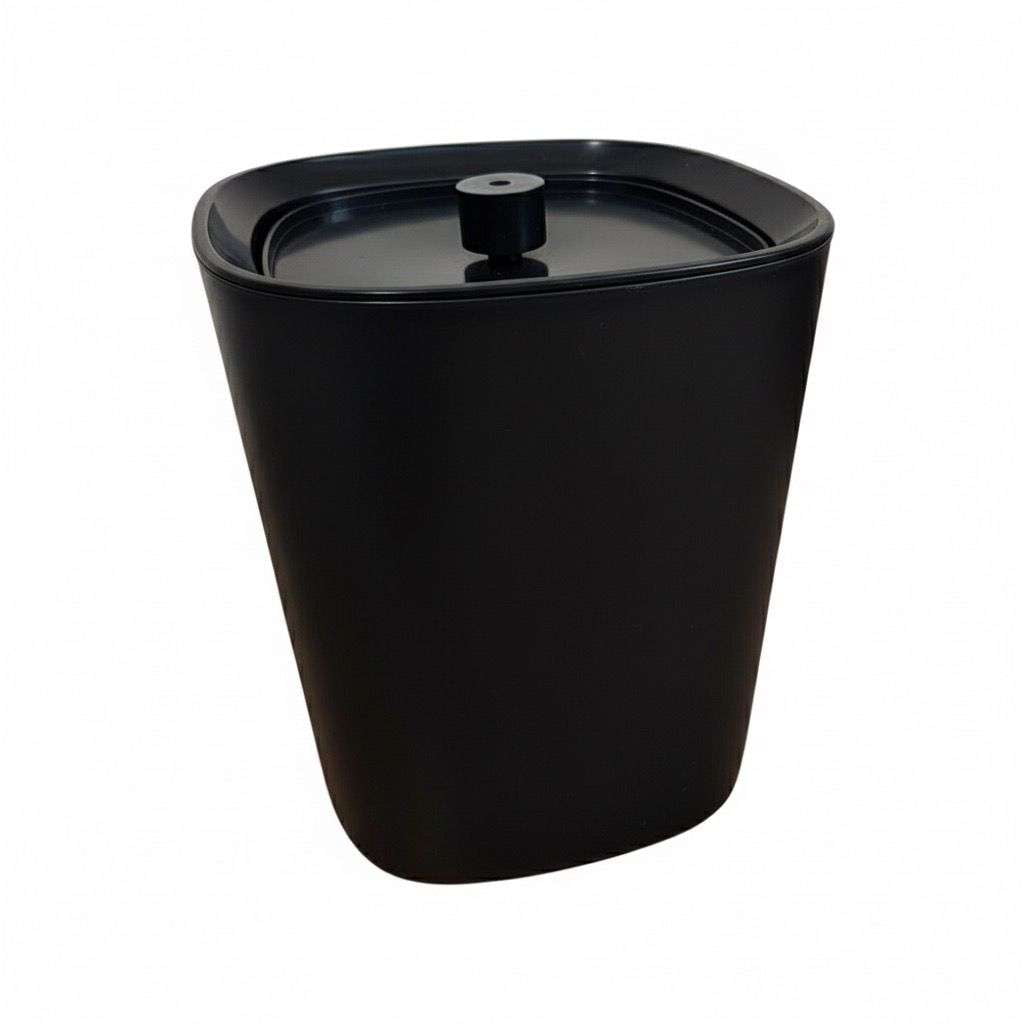 Oem - Basurero Papelero Plástico Baño Tapa Vaivén Deco 3