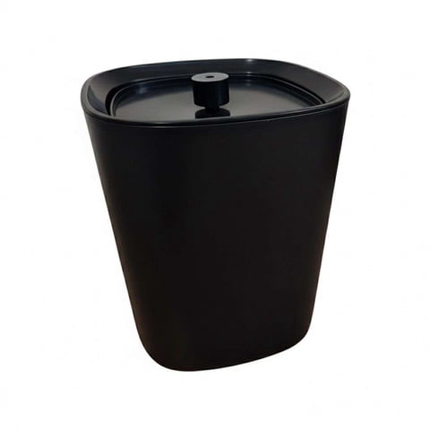 Oem - Basurero Papelero Plástico Baño Tapa Vaivén Deco 3