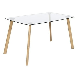 Pandalino - Mesa Rectangular Nórdica Ferra 140X90 | Vidrio Templado