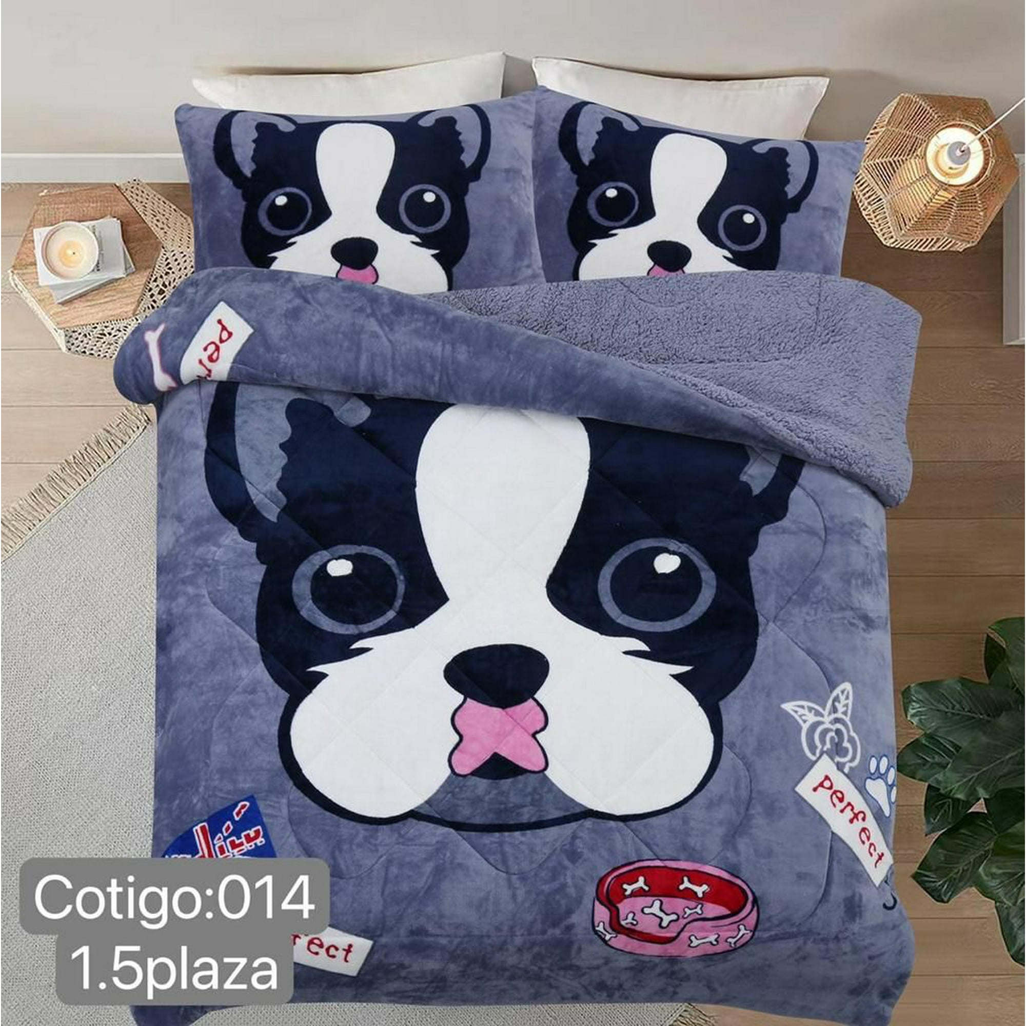 Todo Hogar Santiago De Chile - Cubrecama Polar Chiporro 1.5 014