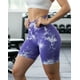 thumbnail image 5 of Calza Corta Mujer Fitness Pretina Cruzada Push Up Tie Dye, 5 of 6