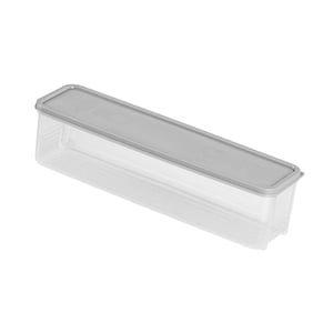Bothyi - Contenedor De Almacenamiento De Pasta Transparente Contenedor De Almacenamiento De Huevos Con Tapa Para Cajón Gris