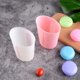 thumbnail image 5 of Juego de tazas medidoras flexibles de silicona para resina epoxi, mantequilla, chocolate y más. 2 tazas para derretir, remover, apretar y verter. Apto para lavavajillas. Marcas de medición estándar y, 5 of 5