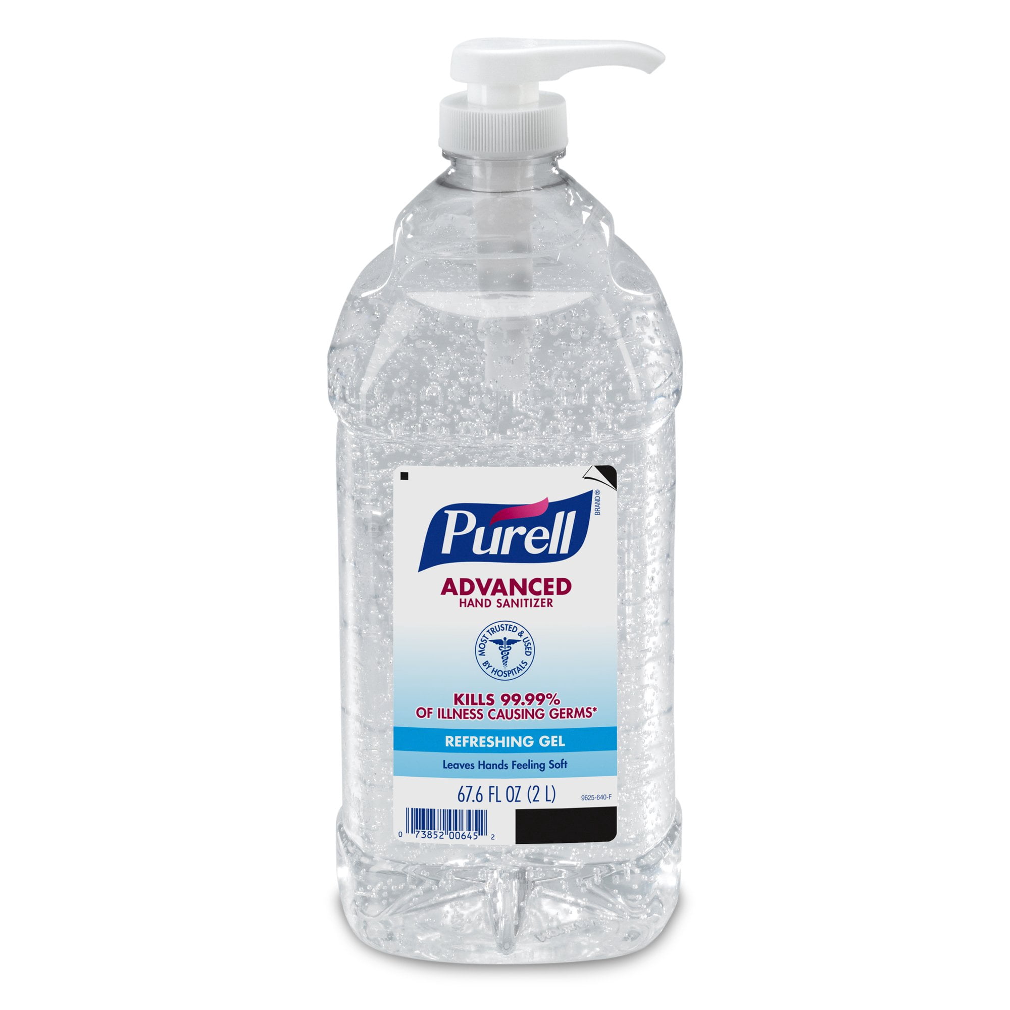 Desinfectante De Manos Purell Advanced Refreshing Gel, Botella Dosificadora De 2 Litros