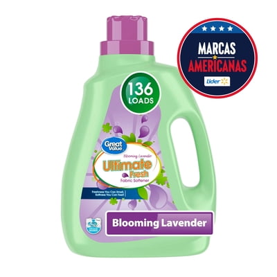 Suavizante Líquido Lavanda Botella 3,81 L Great Value